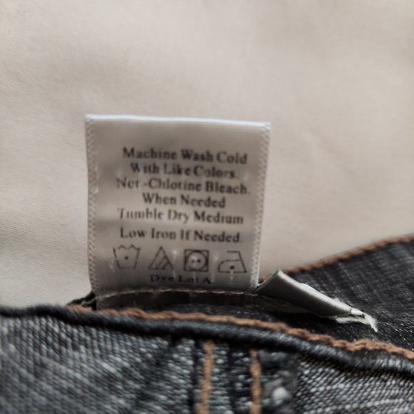 Coldwater Creek Boot Cut Jean 5 Pocket Black Medium Faded Washed Denim Size 10 - Picture 9 of 9